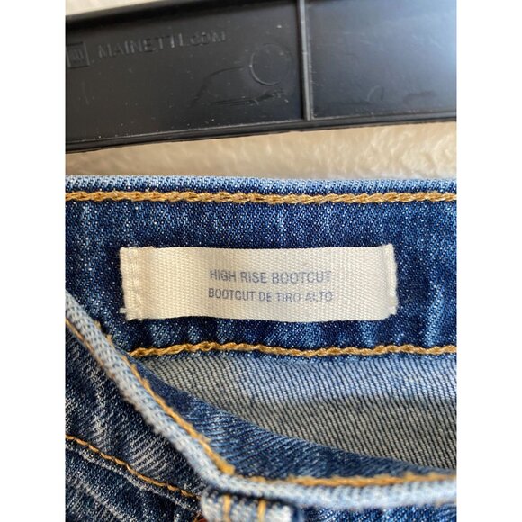 Universal Thread High Rise Bootcut Jeans Womens Size 2/26R Blue Denim Cotton - Picture 5 of 8